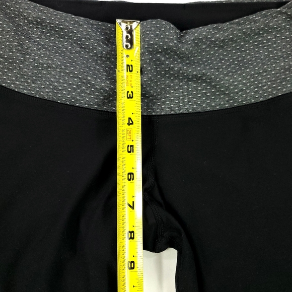 Adidas Womens Black Gray Capri Leggings SzM - Picture 7 of 9